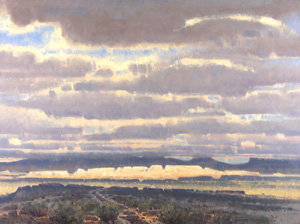 Under a Wyoming Sky Under a Wyoming Sky, 30" x 40", Oil on Linen